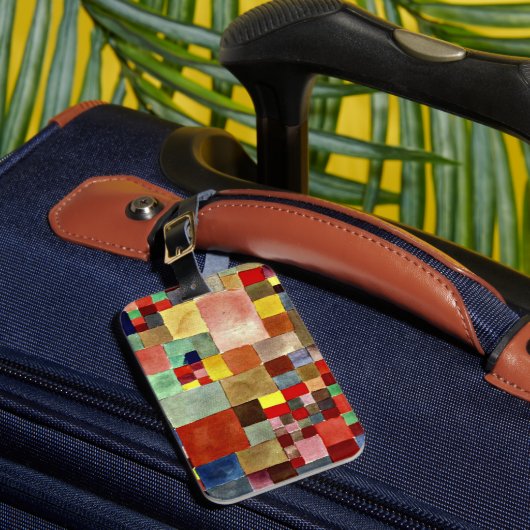 Paul Klee - Flora on Sand ラゲッジタグ (正面インサイチュ1)