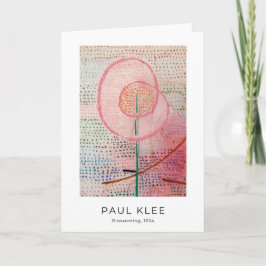 Paul Klee, Flowming (1934), モダン抽象芸術・アート カード