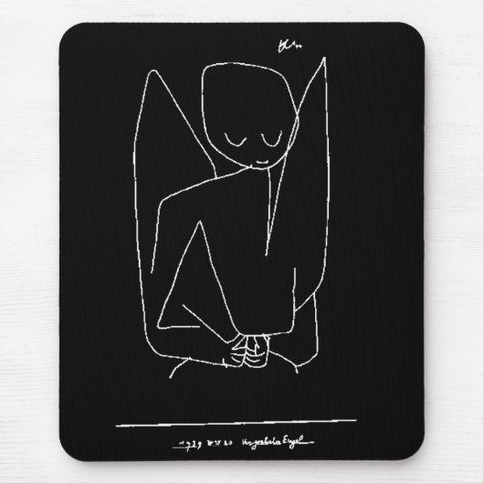Paul Klee, "Forgetful Angel" マウスパッド (正面)