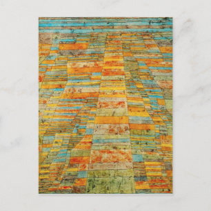 Paul Klee HighwaysとBywaysはがき ポストカード