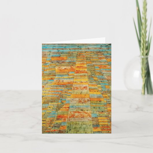 Paul Klee Highways and Byways Note Card カード (正面)