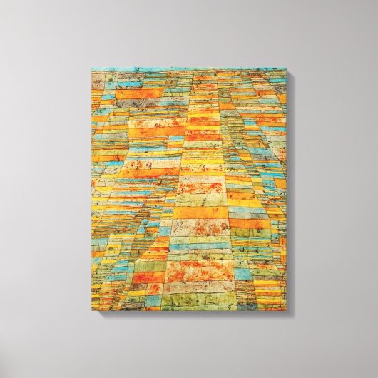 Paul Klee Highways and Byways Poster キャンバスプリント (正面)