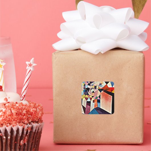 Paul Klee, Insight into a City, スクエアシール (パーティー)