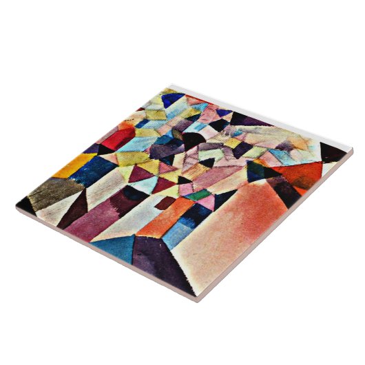 Paul Klee, Insight into a City, タイル (側面)