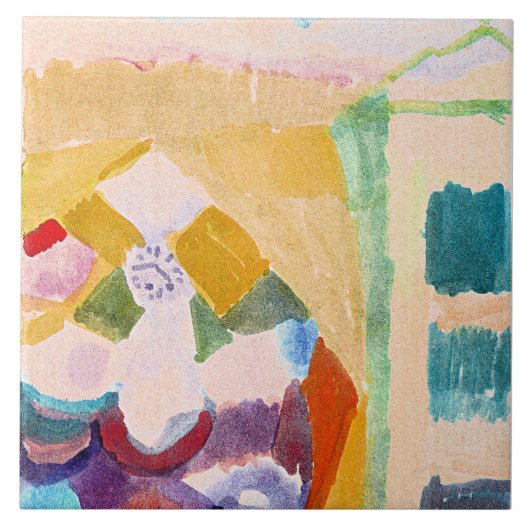 Paul Klee - Interior with the Clock タイル (正面)