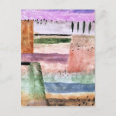 Paul Klee, Landscape with Poplars, ポストカード (正面)