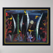 Paul Klee "Landscape with Yellow Birds" ca. 1923 ポスター (正面)
