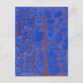 Paul Klee, Late Evening Looking Out... ポストカード (正面)