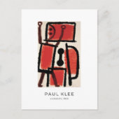 Paul Klee, Locksmith - カラフル抽象芸術・アート ポストカード (正面)