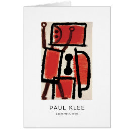 Paul Klee, Locksmith (1940) -ファインアートカード