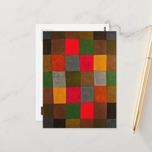 Paul Klee, New Harmony, ポストカード (正面/裏面インサイチュ)
