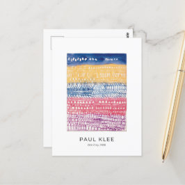 Paul Klee, Old City, モダン カラフル抽象芸術 ポストカード