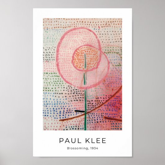Paul Klee, Peloming - カラフル抽象芸術・アート ポスター (正面)