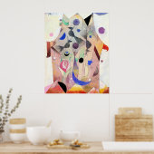 Paul Klee - Persian Nightingdales ポスター (キッチン)