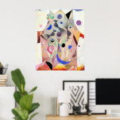 Paul Klee - Persian Nightingdales ポスター (ホームオフィス)