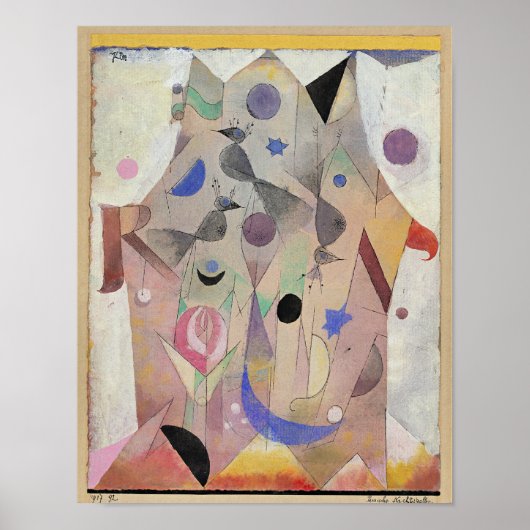 Paul Klee - Persistche Nachtigallen ポスター (正面)