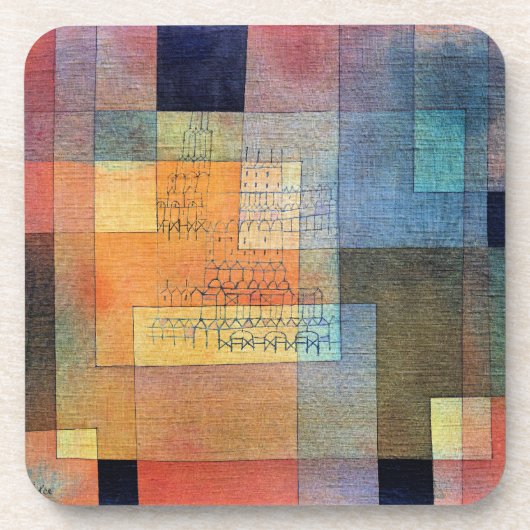 Paul Klee, Polyphonic Architecture, コースター (正面)