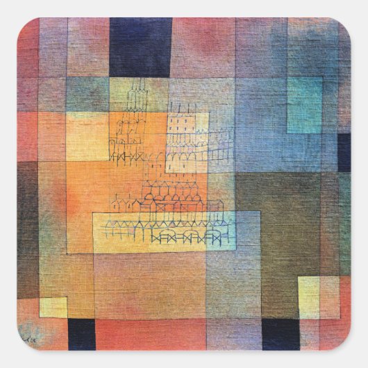 Paul Klee, Polyphonic Architecture, スクエアシール (正面)
