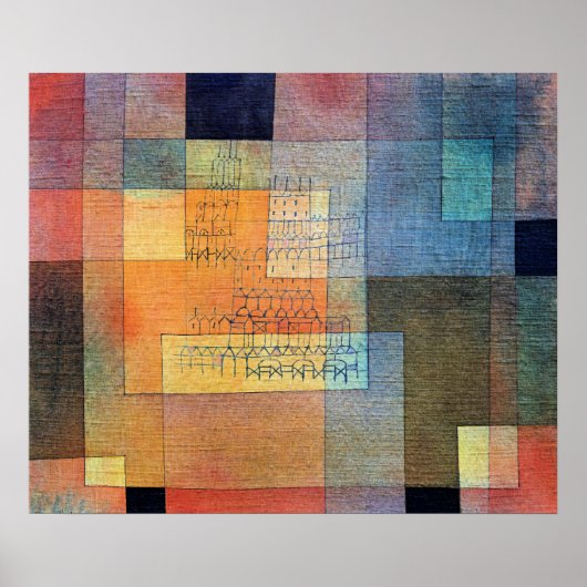 Paul Klee, Polyphonic Architecture,  ポスター (正面)