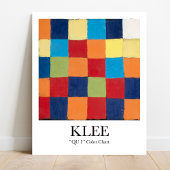 Paul Klee Posterによる「Qu 1」カラー・チャート ポスター
