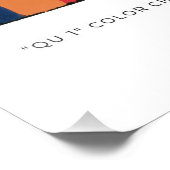 Paul Klee, Qu 1カラーチャート，カラフル抽象芸術アート フォトプリント (角)