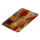 Paul Klee Red Balloonカラフル抽象芸術 マグネット (左側)