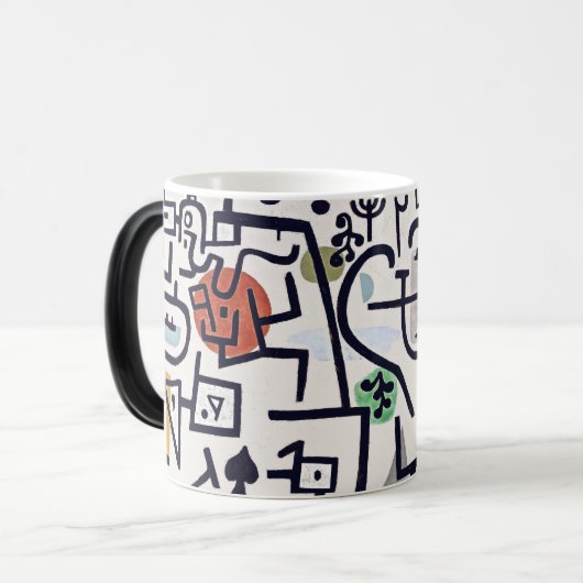 Paul Klee Rich Port Abstract Art Mug モーフィングマグカップ (正面左)