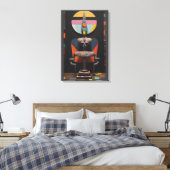 Paul Klee Sat Here キャンバスプリント (インサイチュ (寝室))