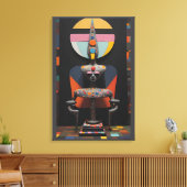 Paul Klee Sat Here キャンバスプリント (インサイチュ (リビング))