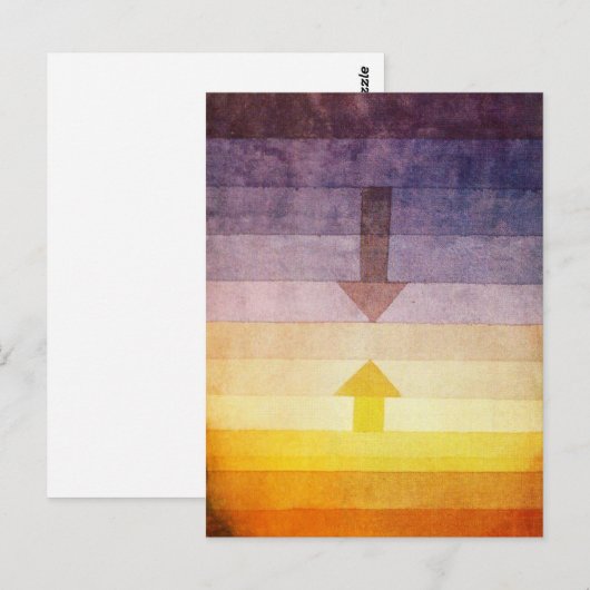 Paul Klee Separation in the夕べはがき ポストカード (正面/裏面)
