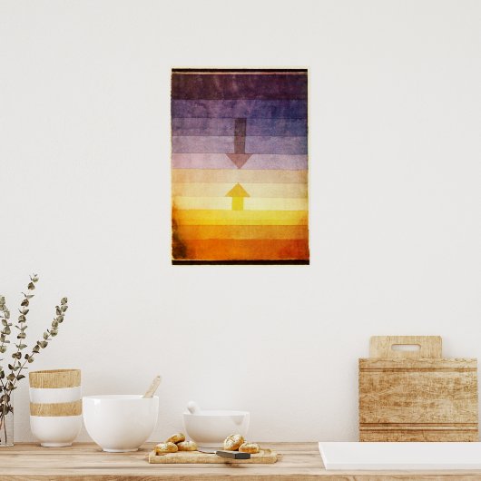 Paul Klee Separation in the Evening Poster ポスター (キッチン)