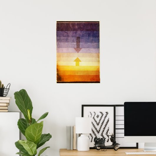 Paul Klee Separation in the Evening Poster ポスター (ホームオフィス)