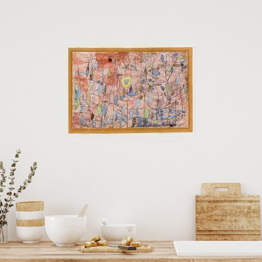 Paul Klee, Sparse Foliage, ポスター (キッチン)