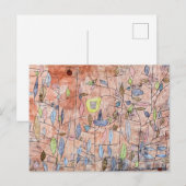 Paul Klee - Sparse Foliage ポストカード (正面/裏面)