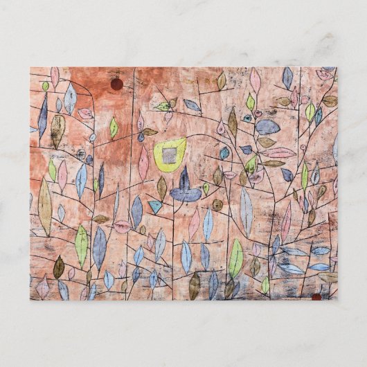 Paul Klee - Sparse Foliage ポストカード (正面)