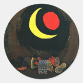 Paul Klee - Strong Dream ラウンドシール (正面)