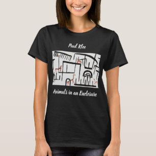 Paul Klee T-Shirtによる囲いの中の動物 Tシャツ