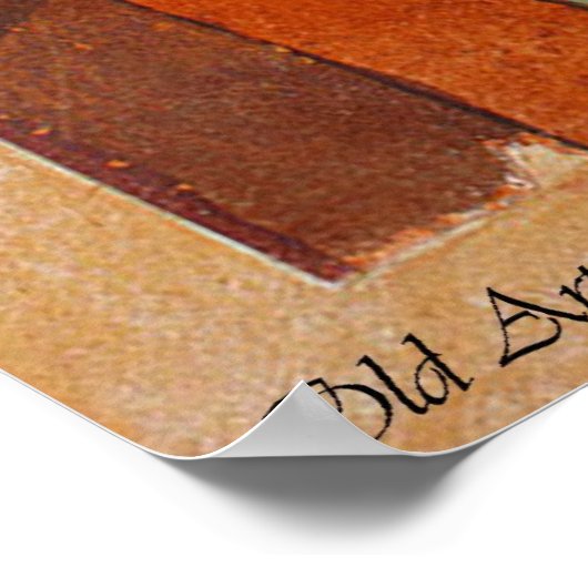 Paul Klee Temple Garden ポスター (角)