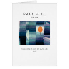 Paul Klee, The Harbinger of Autumn -ファインアートカード