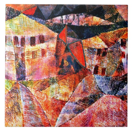 Paul Klee - The Hotel, タイル (正面)