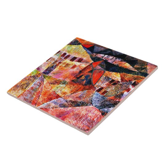 Paul Klee - The Hotel, タイル (側面)