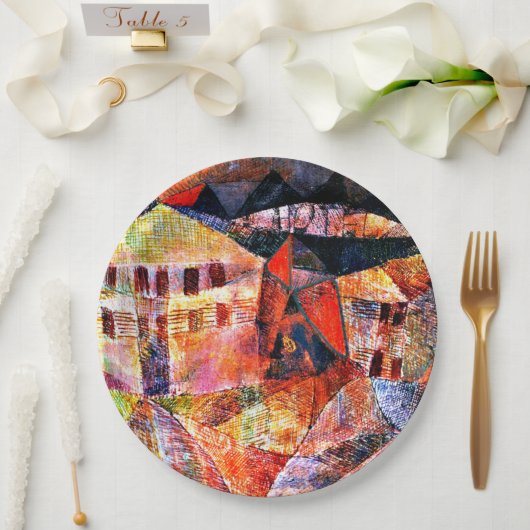 Paul Klee, The Hotel, ペーパープレート (ウェディング)