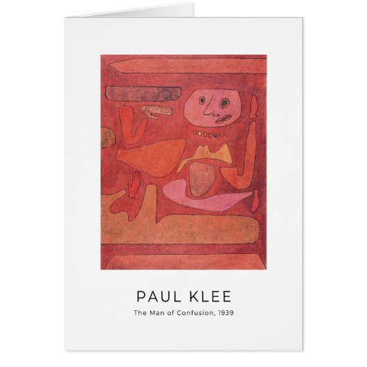 Paul Klee, the Man of Comformation -ファインアートカード (正面)