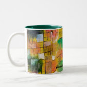 Paul Klee Tree and Architectureのリズム ツートーンマグカップ (左)