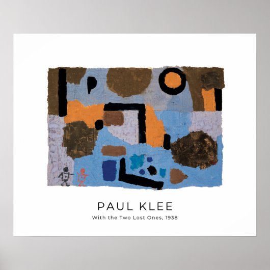 Paul Klee, With the Two 失った One -ファインアート ポスター (正面)