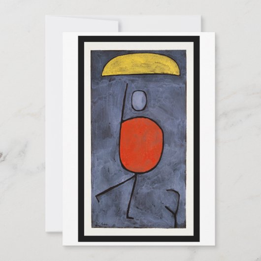 Paul Klee - With Umbrella シーズンカード (正面)