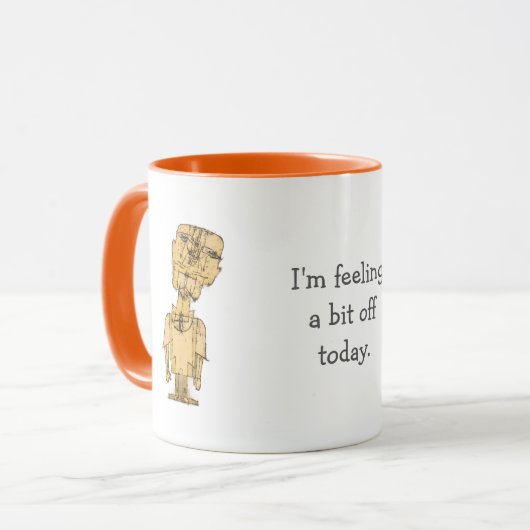 Paul Klee's Genius Funny Phrase Coffee Mug マグカップ (正面左)