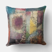 Paul Klee's Untitled -抽象芸術・アート アウトドアクッション (裏面)