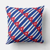 Paul McGehee「キューバ国旗」枕 クッション (裏面)