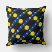 Paul McGehee "グアドループ国旗"枕 クッション (裏面)